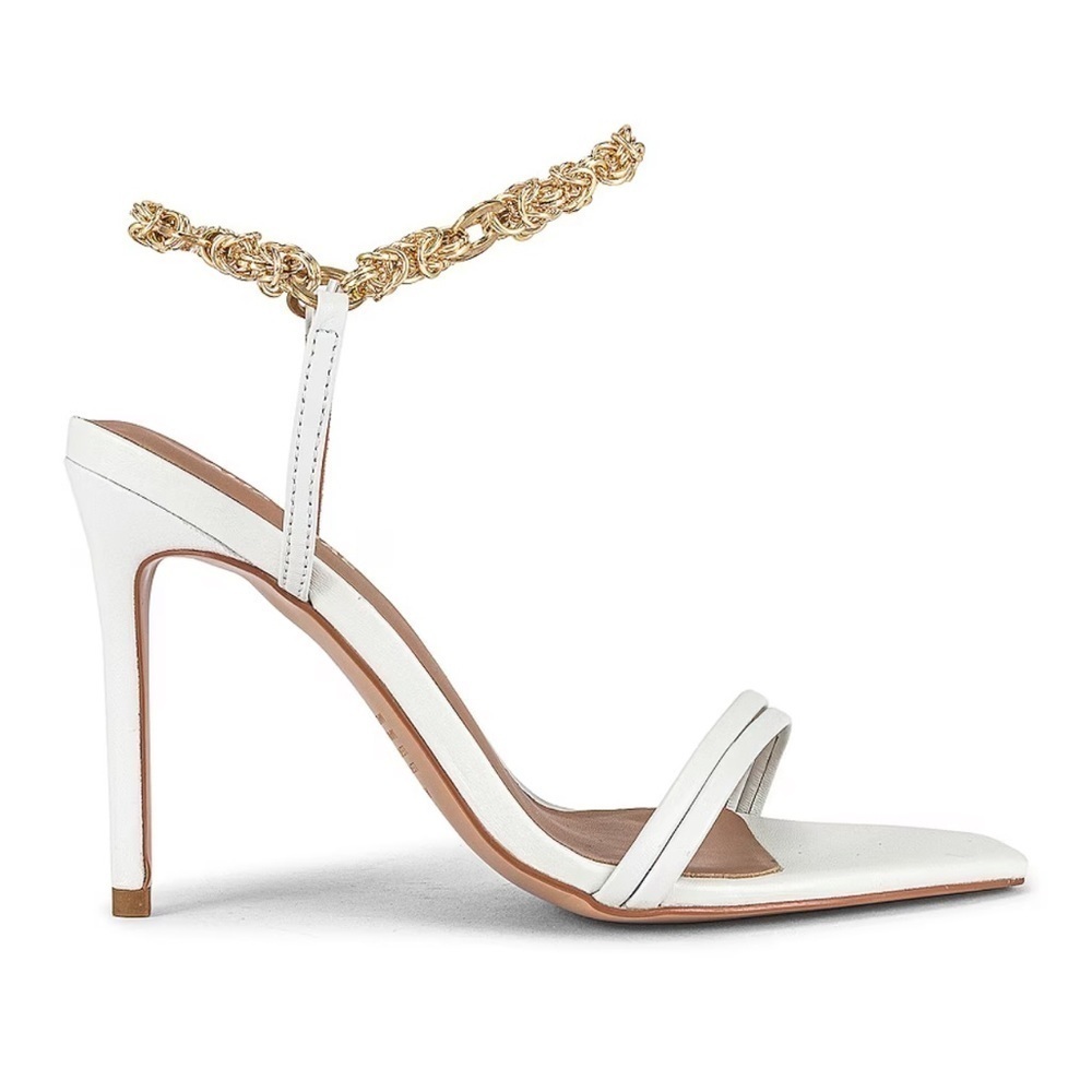 Alias Mae | Ankle Strap Heel in Ivory Size 39 NEW